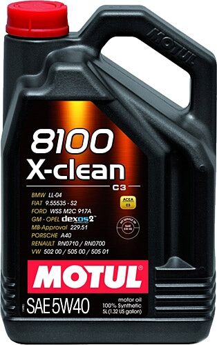 Motor Yağı 5W40 5 Lt 8100 X Clean Marka