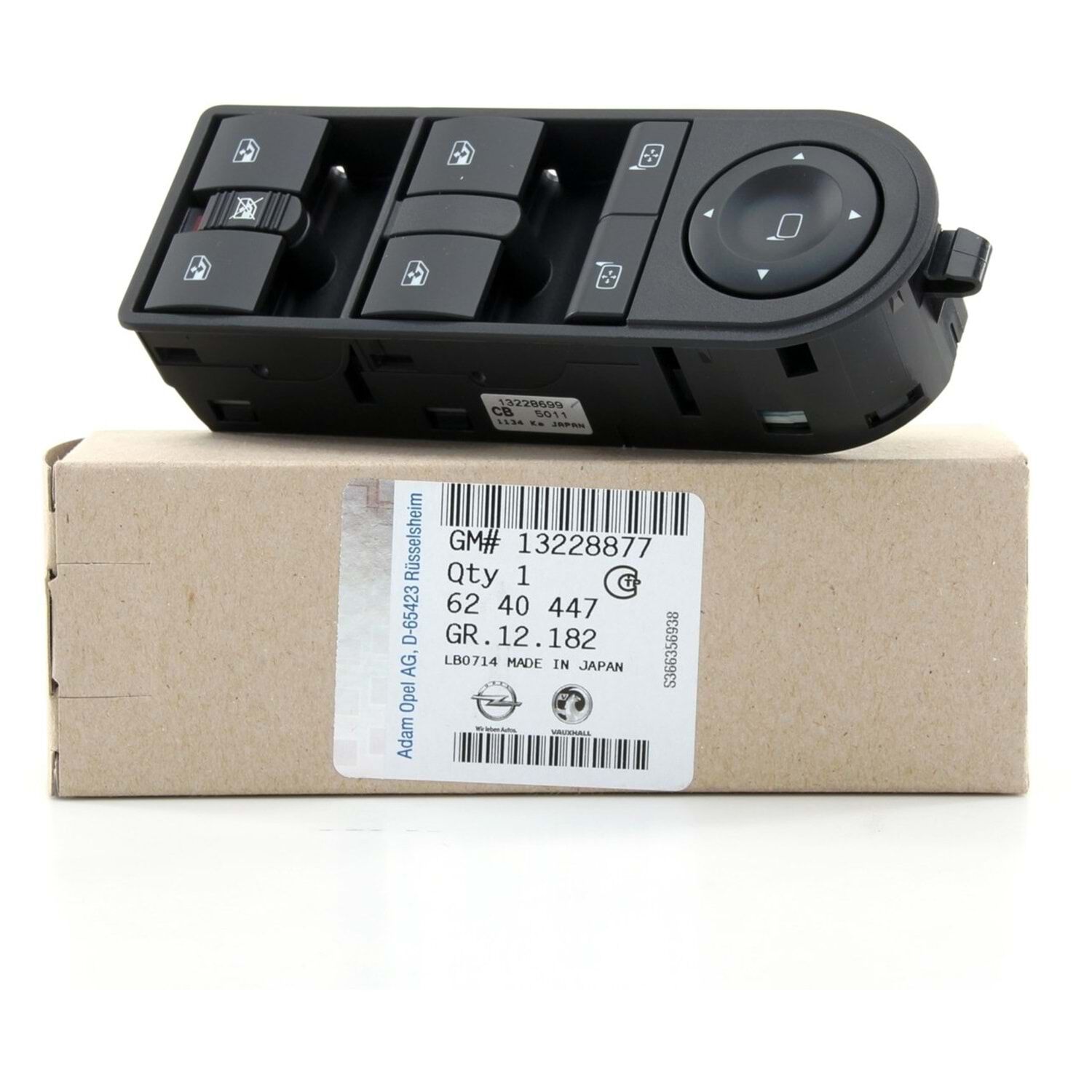 Opel Astra H Cam Açma Düğmesi Ön Sol 4 Lü Mcar Marka