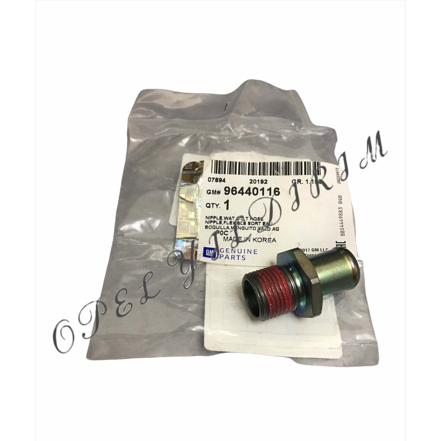 Chevrolet Captiva C100 Ön Su Flanş Borusu GM Marka