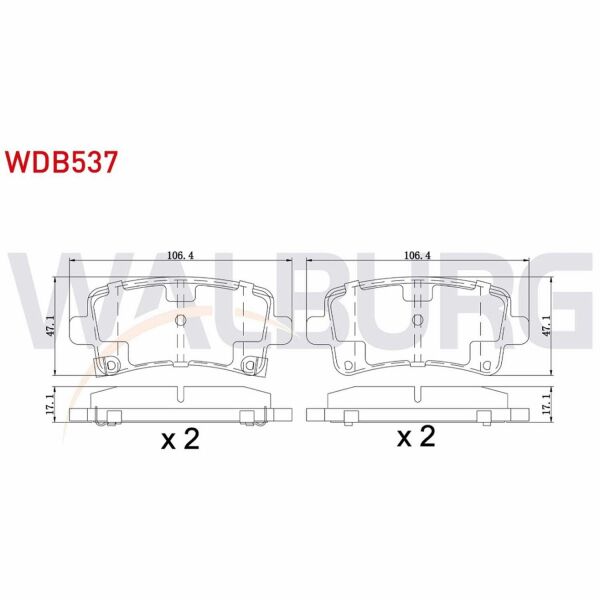 Opel Insignia A Arka Balata Walburg Marka