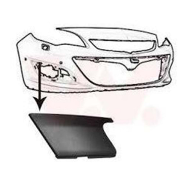 Opel Astra J Sis Kapak Tapası Sağ Üst Mette Marka