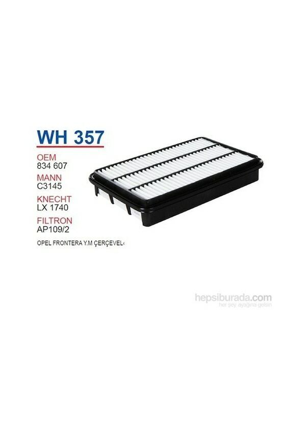 Opel Frontera B Hava Filtresi Wunder Marka