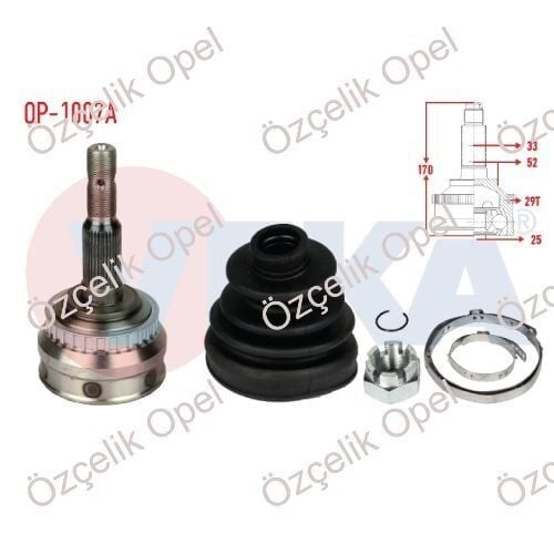 Opel Vectra A Dış Aks Kafası Veka Marka Vectra B