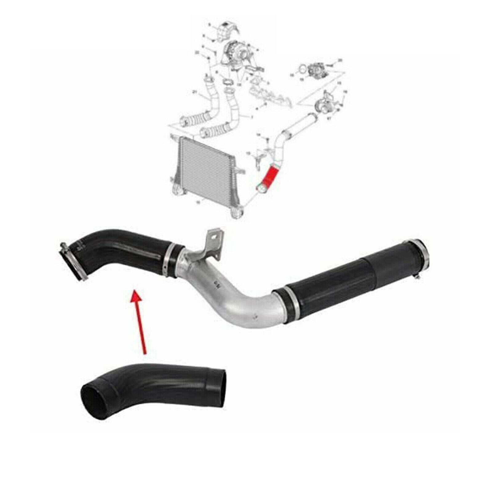 Chevrolet Captiva C140 Turbo Hortumu Uzun Düz Yılpar Marka