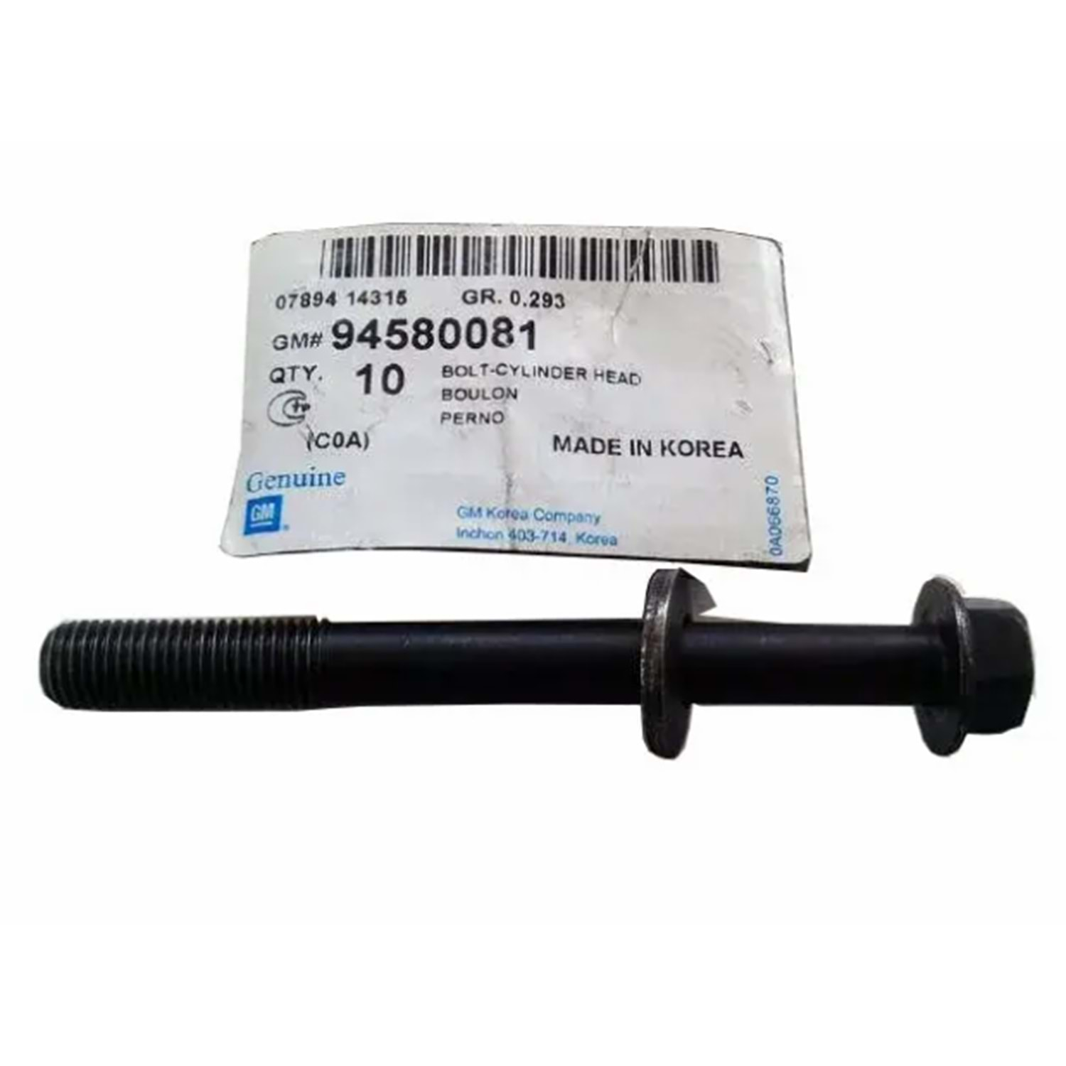 Chevrolet Aveo Kalos 1.2 8 Valf Benzinli Motor Silindir Kapak Saplaması GM Marka