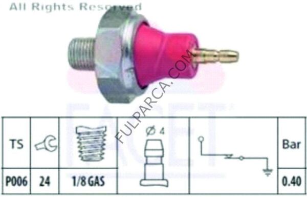 Opel Corsa C Yağ Müşürü 0.40 Bar Y17dt Facet Marka
