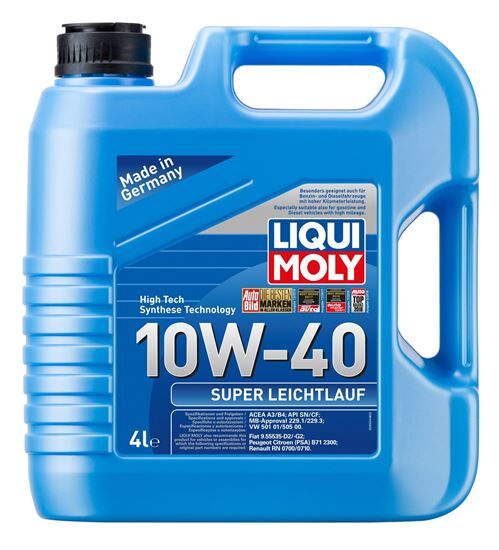 Motor Yağı 10W40 Super Leıchtlauf 4 Lt LiQuimoly Marka
