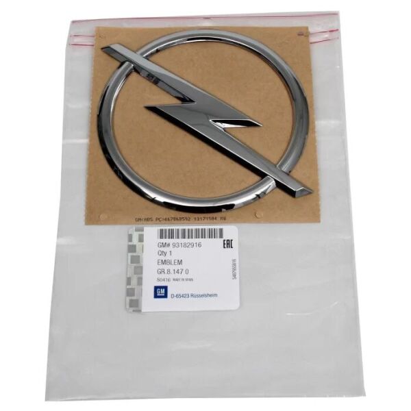 Opel Astra H Zafira B Bagaj Amblemi GM Marka