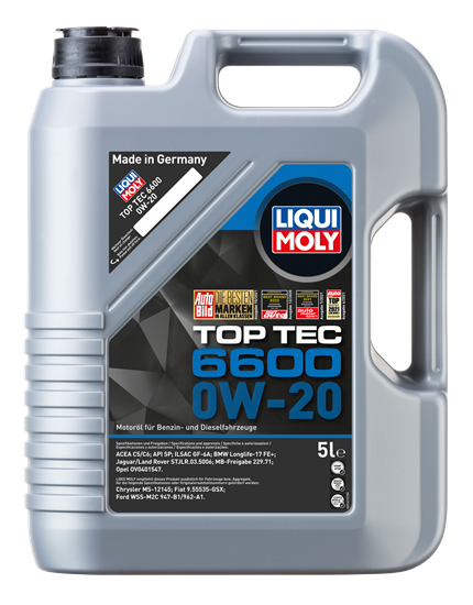 Motor Yagı 0W-20 Top Tec 6600 5lt LiQui Moly Marka