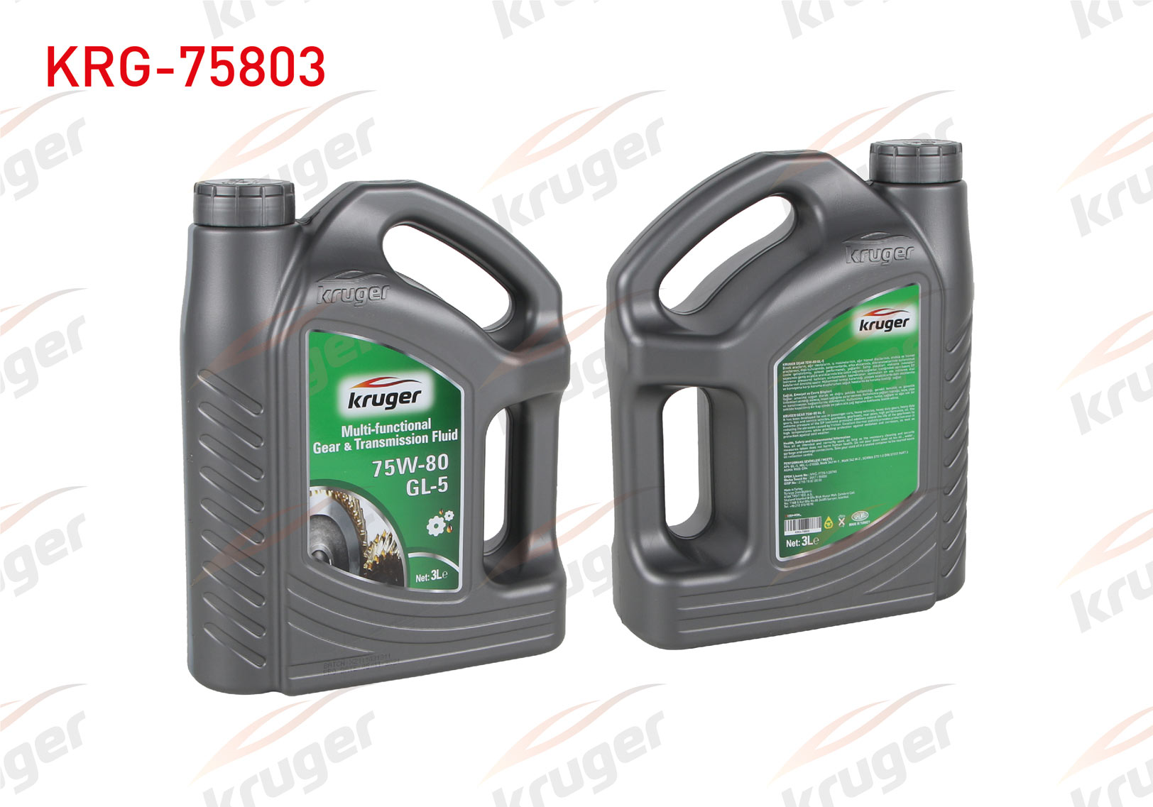 Şanzuman Yağı 75W80 3lt Kruger Marka