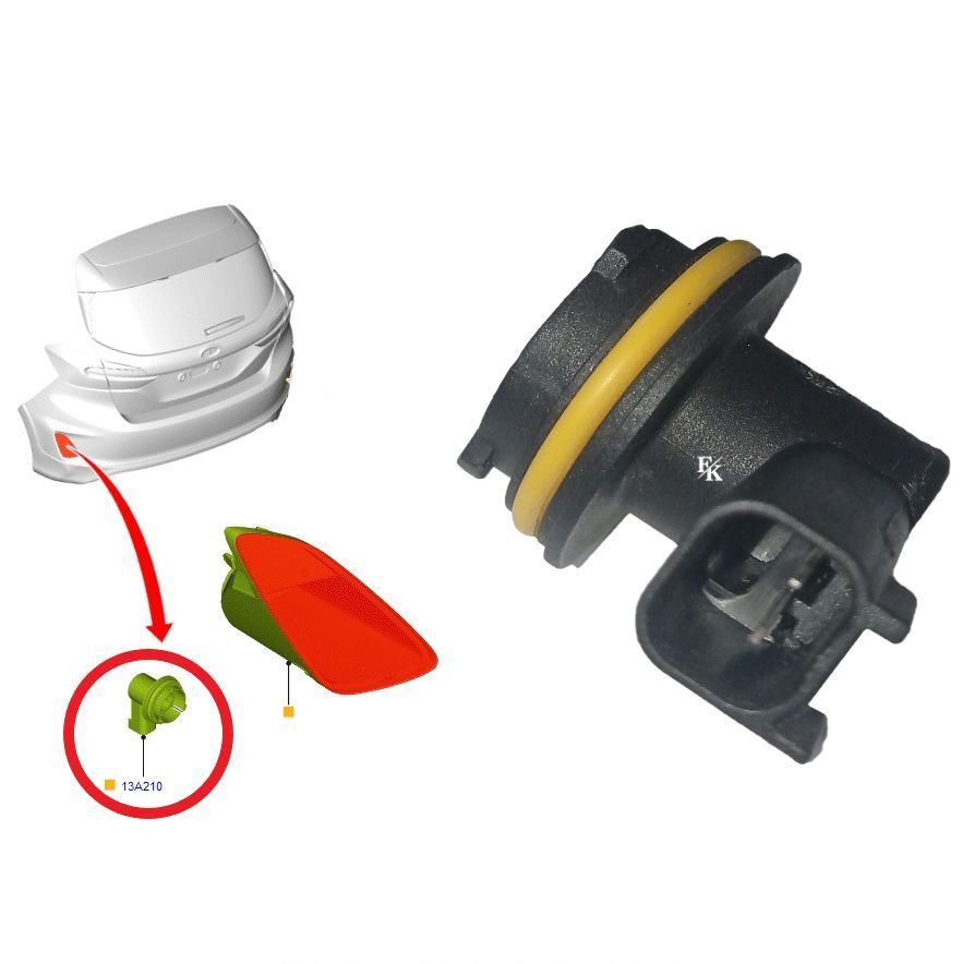 Ford Fiesta Sis Lamba Duyu Arka 08--17 HmpX Marka