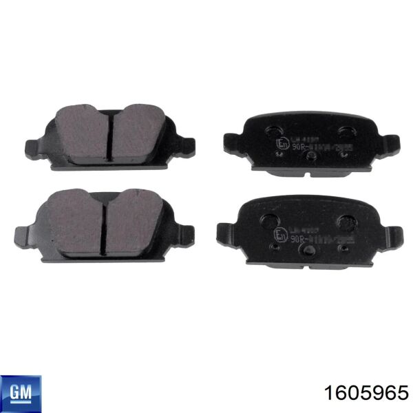 Opel Corsa C Balata Arka 2004 GM Marka