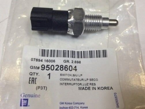 Chevrolet Cruze Aveo T300 Geri Vites Müşürü GM Marka