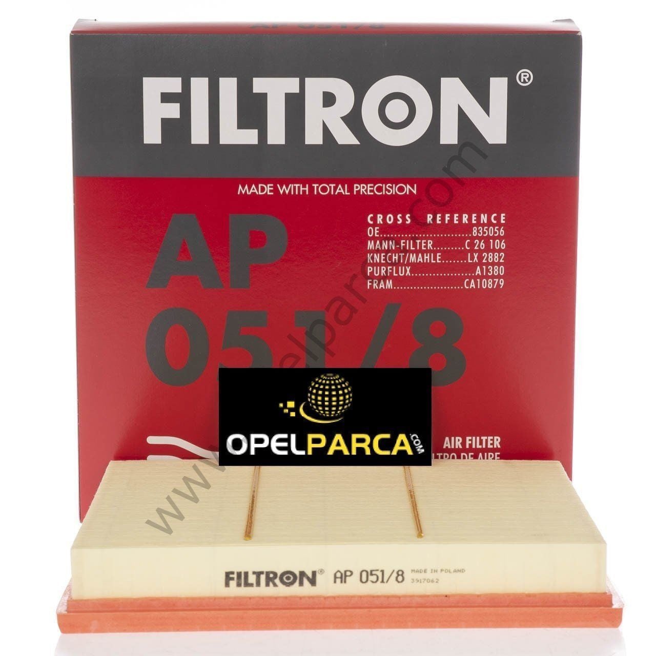 Opel Astra J Hava Filtresi Cruze 1.6 Filtron Marka