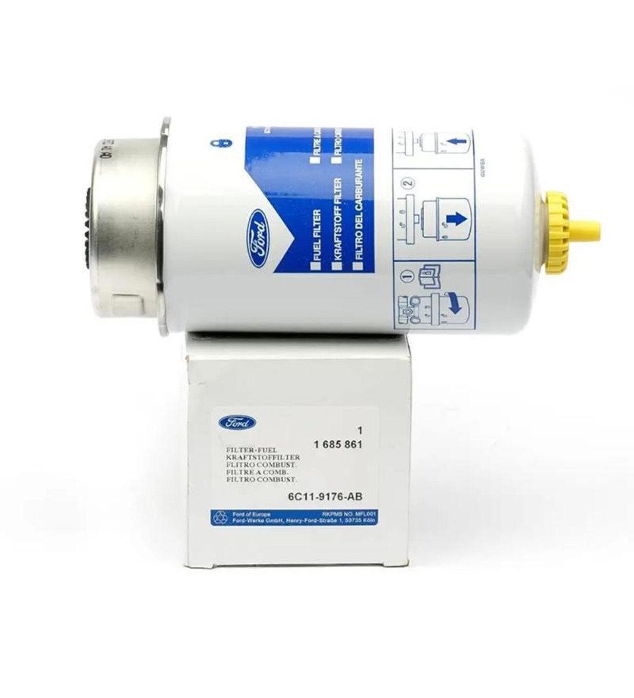 Ford Transit Mazot Filtre V347 06--12 Ford Marka