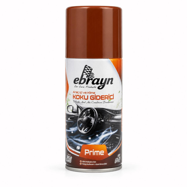 Araç İçi ve Klima Koku Giderici - Parfümlü Sprey Klima Bombası Prime 150 ml - Universal